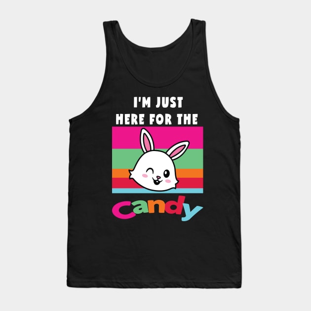 I'm Just Here For The Candy Tank Top by Salahboulehoual